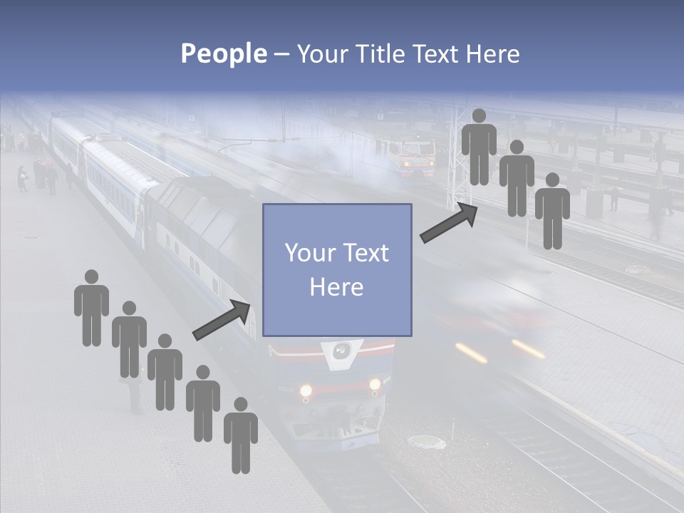 People Transport Traveler PowerPoint Template