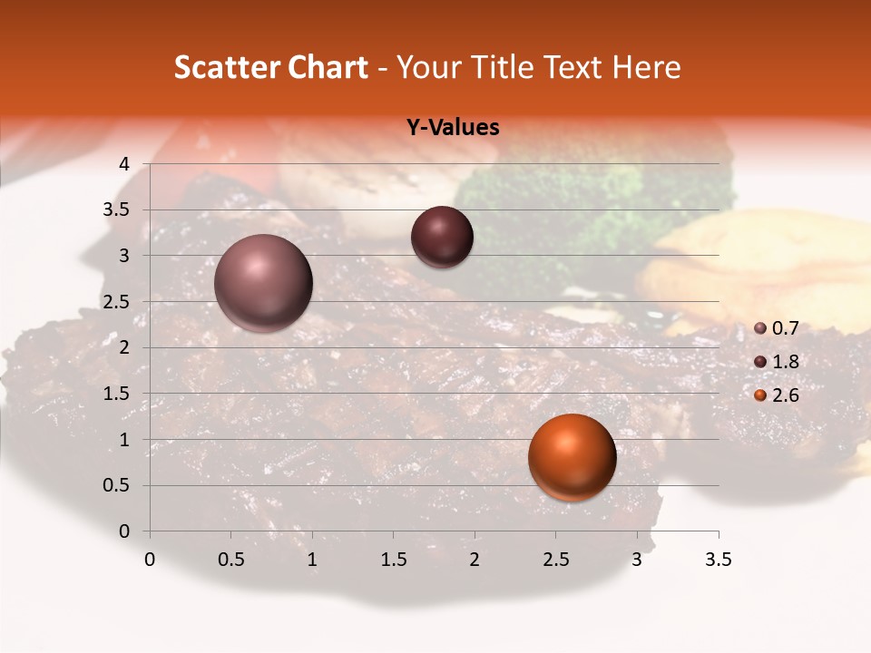 Vegetable Barbecue Meat PowerPoint Template