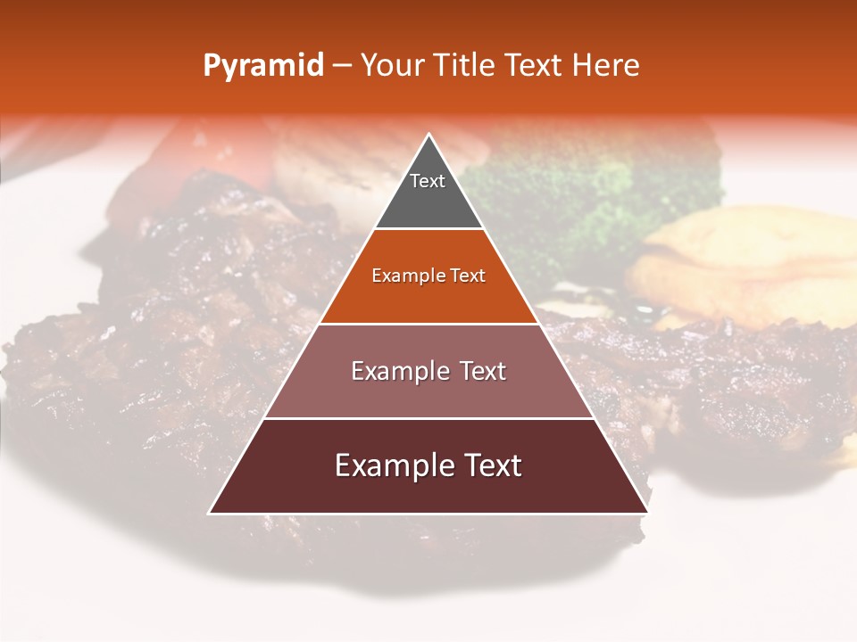 Vegetable Barbecue Meat PowerPoint Template