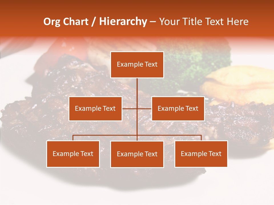 Vegetable Barbecue Meat PowerPoint Template