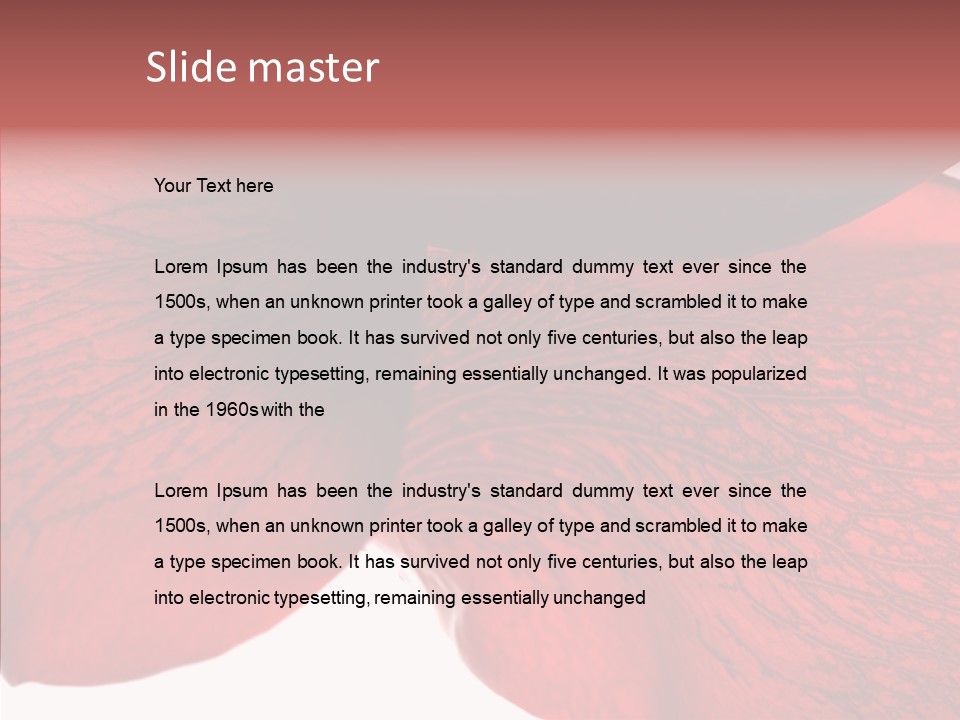 Summer Color Individuality PowerPoint Template