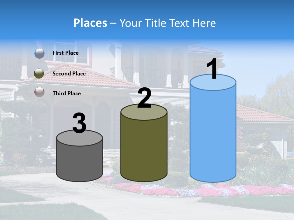 Lawn Development Tudor PowerPoint Template