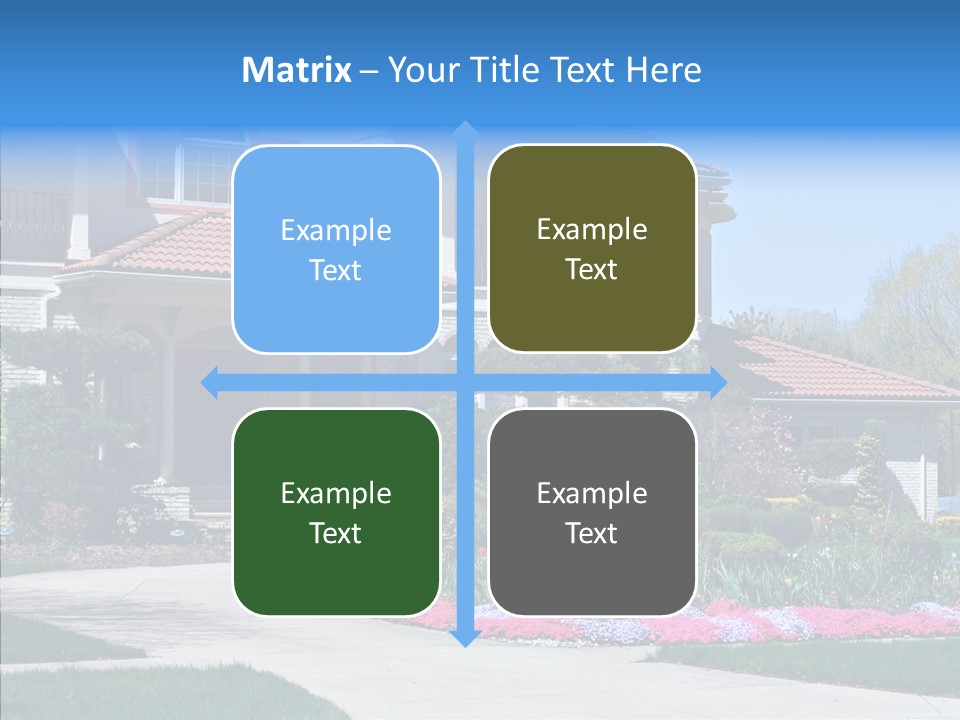 Lawn Development Tudor PowerPoint Template