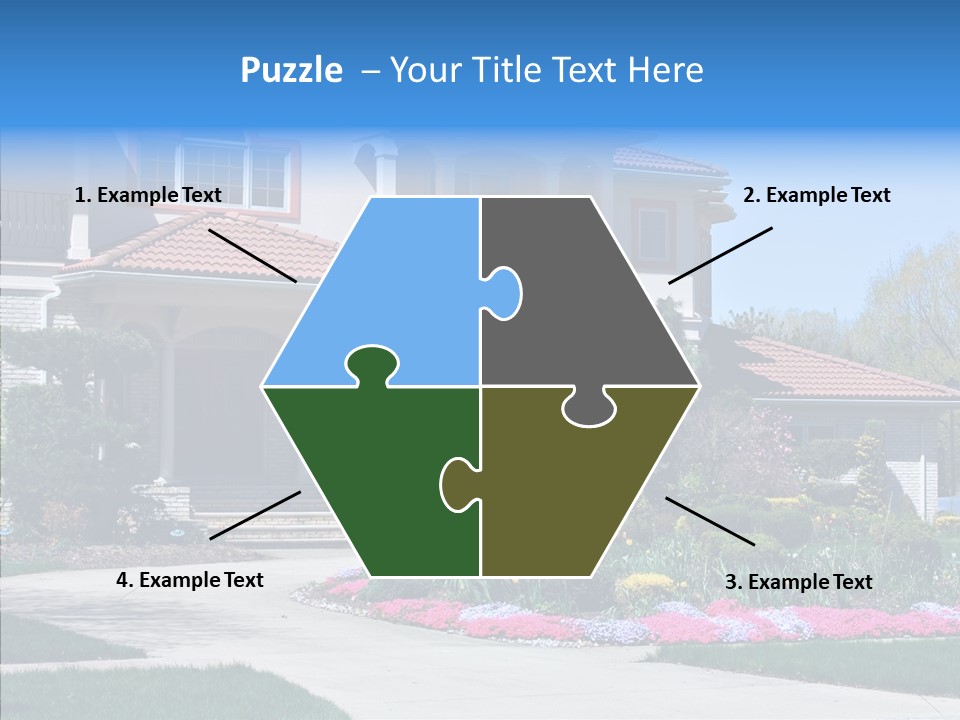 Lawn Development Tudor PowerPoint Template