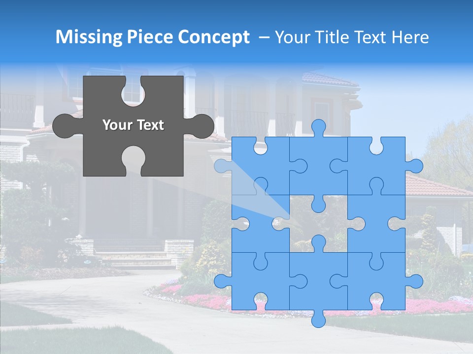 Lawn Development Tudor PowerPoint Template