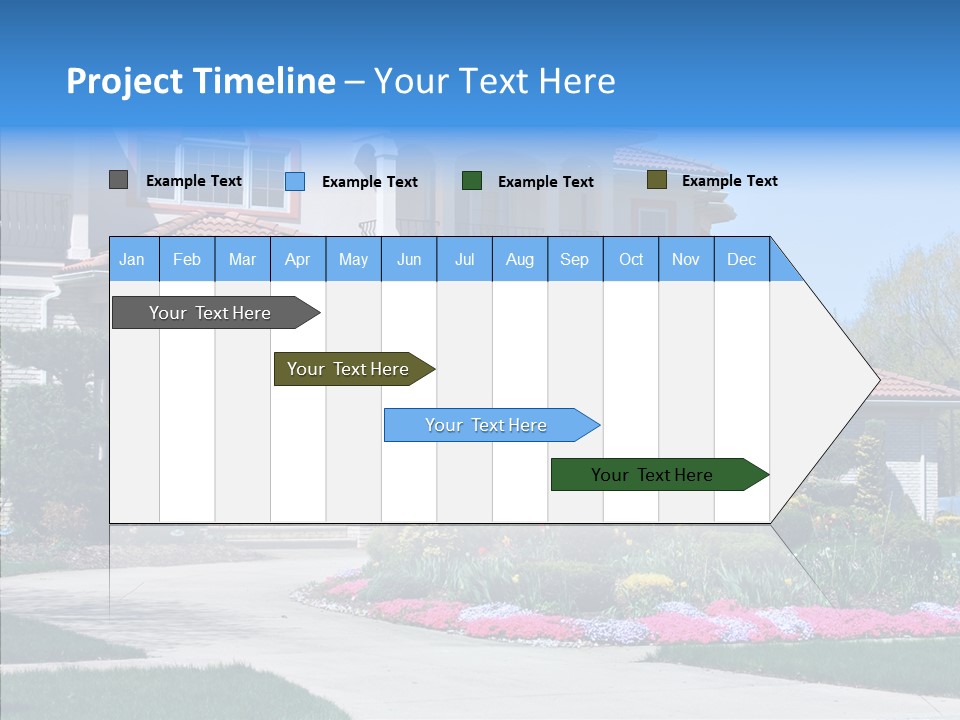 Lawn Development Tudor PowerPoint Template