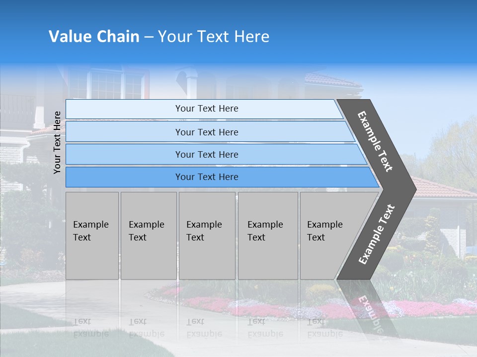 Lawn Development Tudor PowerPoint Template