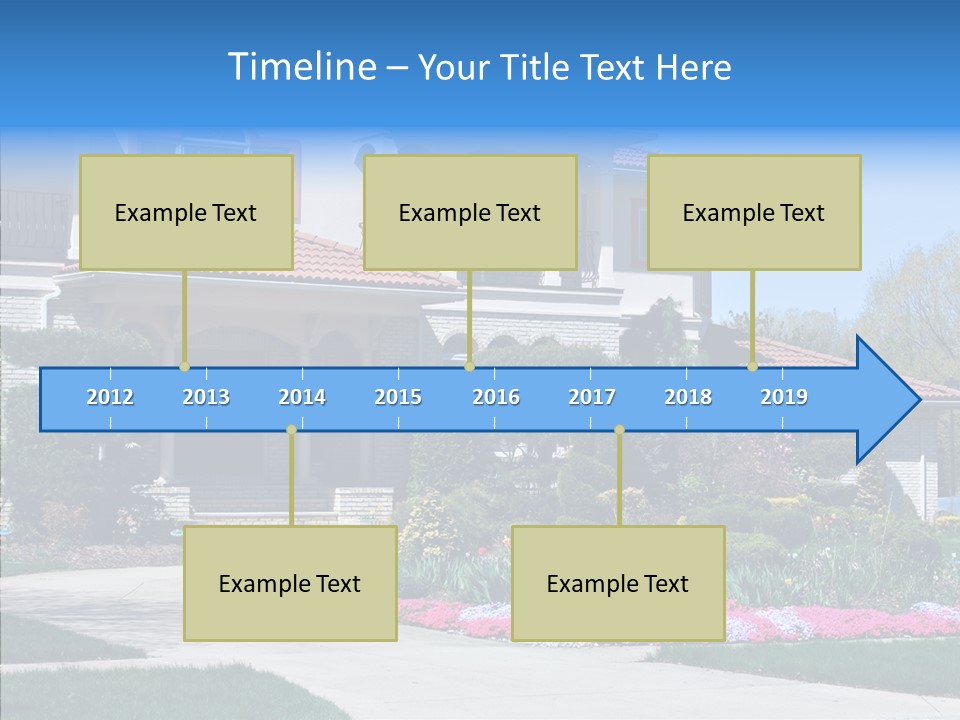 Lawn Development Tudor PowerPoint Template