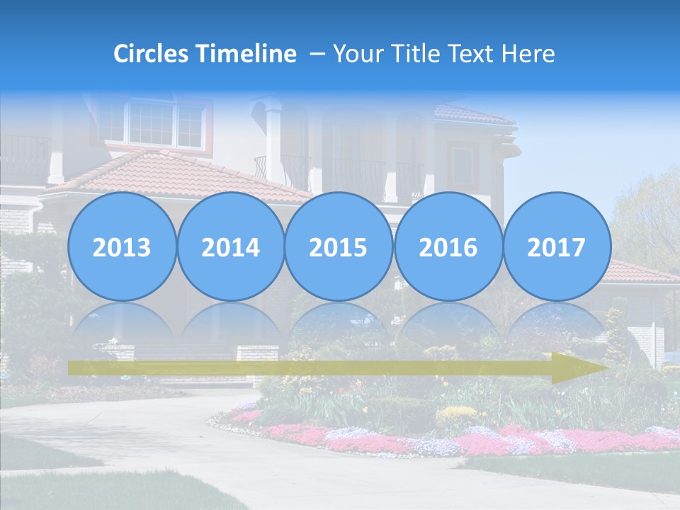 Lawn Development Tudor PowerPoint Template
