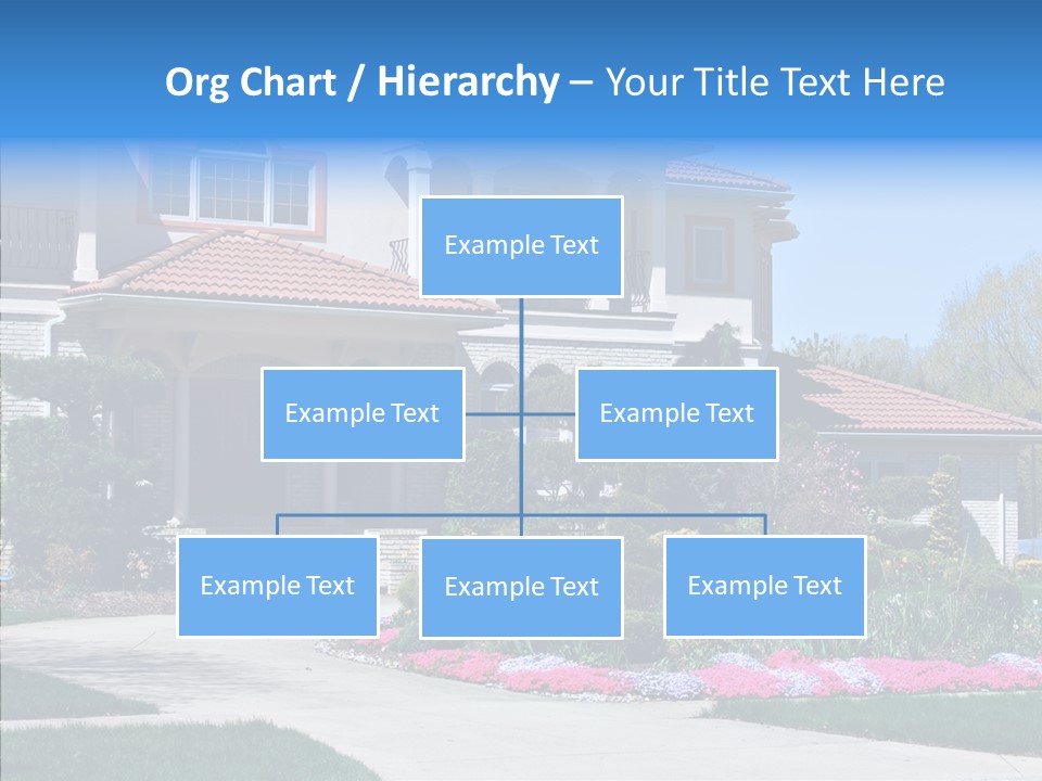 Lawn Development Tudor PowerPoint Template