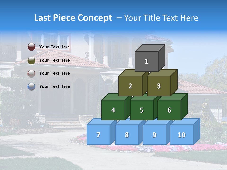 Lawn Development Tudor PowerPoint Template