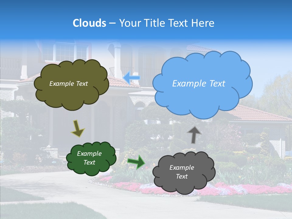Lawn Development Tudor PowerPoint Template