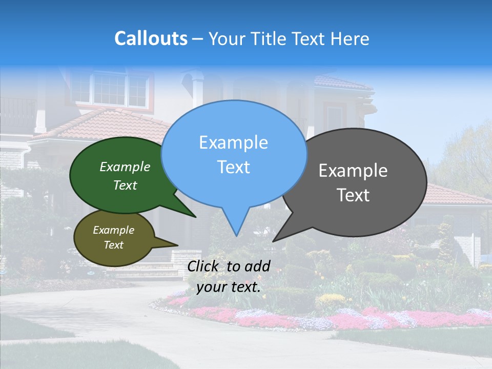 Lawn Development Tudor PowerPoint Template