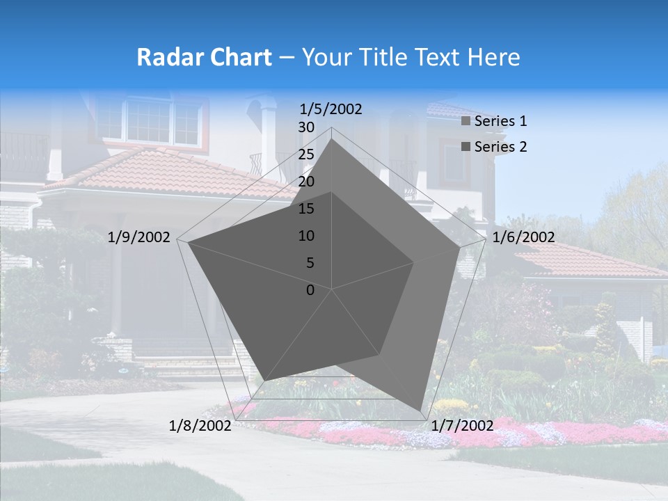 Lawn Development Tudor PowerPoint Template