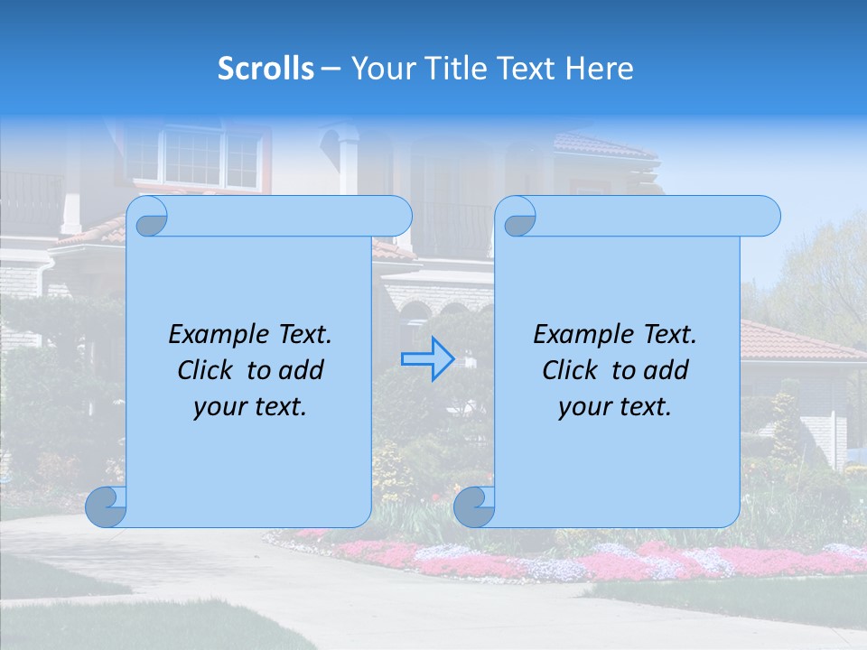 Lawn Development Tudor PowerPoint Template