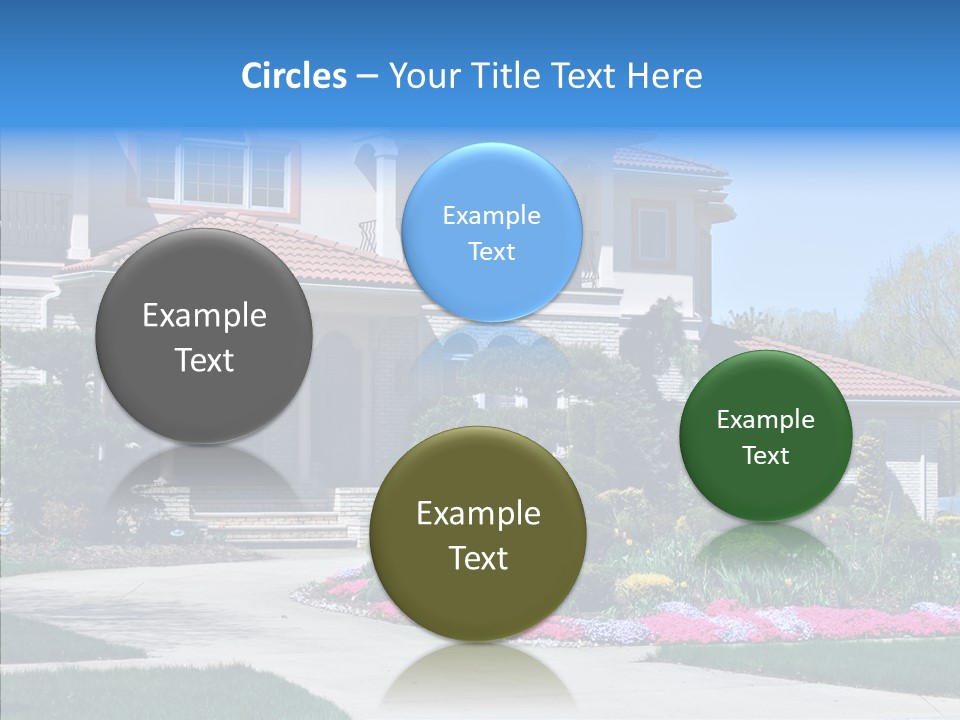 Lawn Development Tudor PowerPoint Template