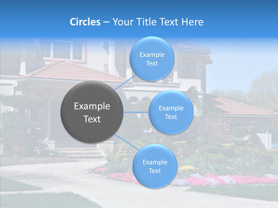 Lawn Development Tudor PowerPoint Template