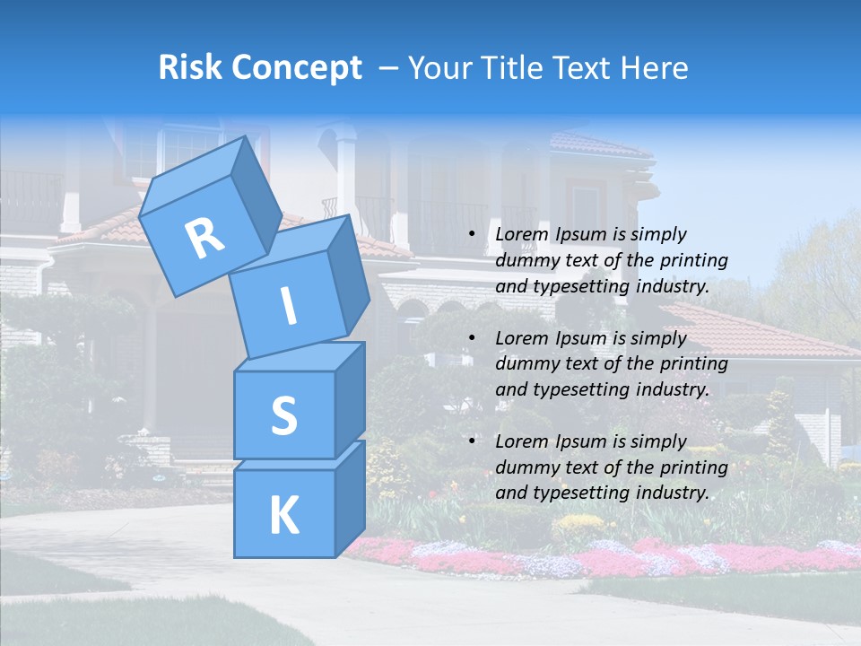 Lawn Development Tudor PowerPoint Template