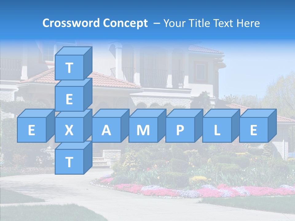 Lawn Development Tudor PowerPoint Template