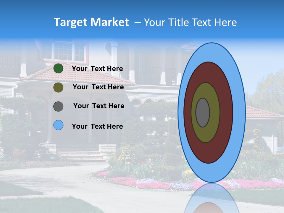 Lawn Development Tudor PowerPoint Template