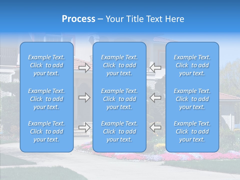 Lawn Development Tudor PowerPoint Template