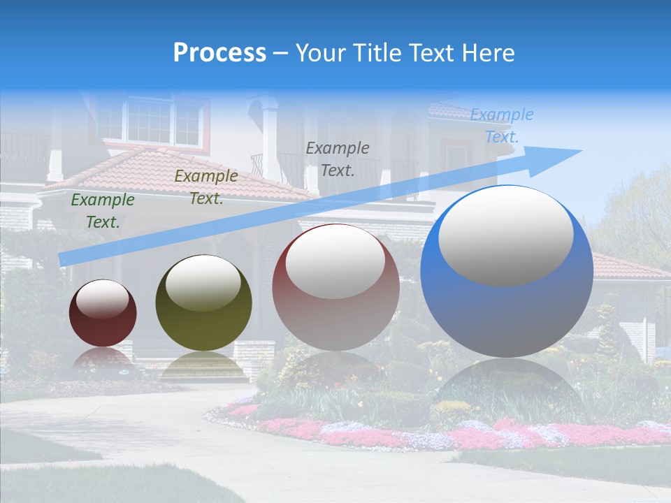 Lawn Development Tudor PowerPoint Template
