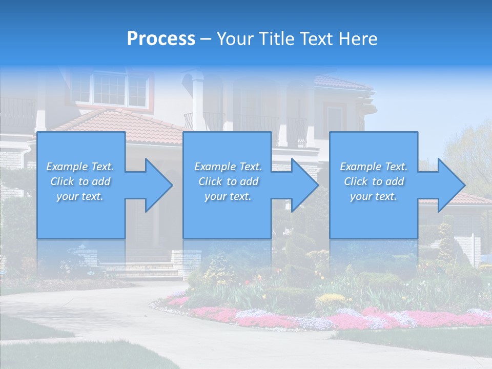 Lawn Development Tudor PowerPoint Template
