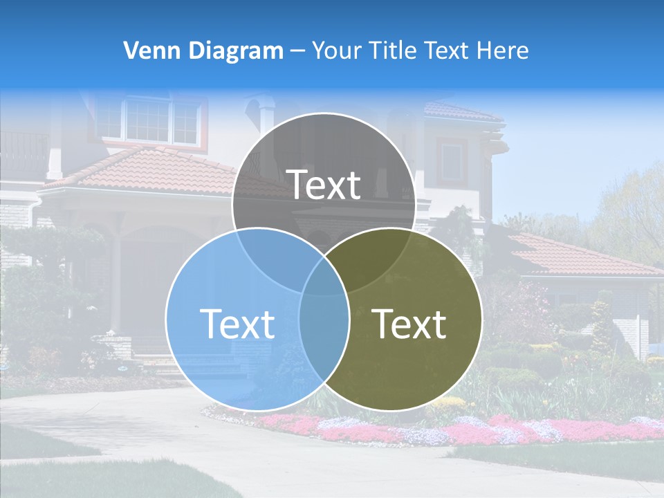 Lawn Development Tudor PowerPoint Template