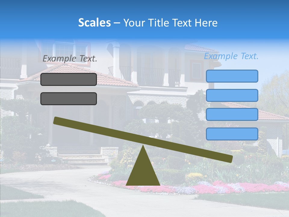 Lawn Development Tudor PowerPoint Template