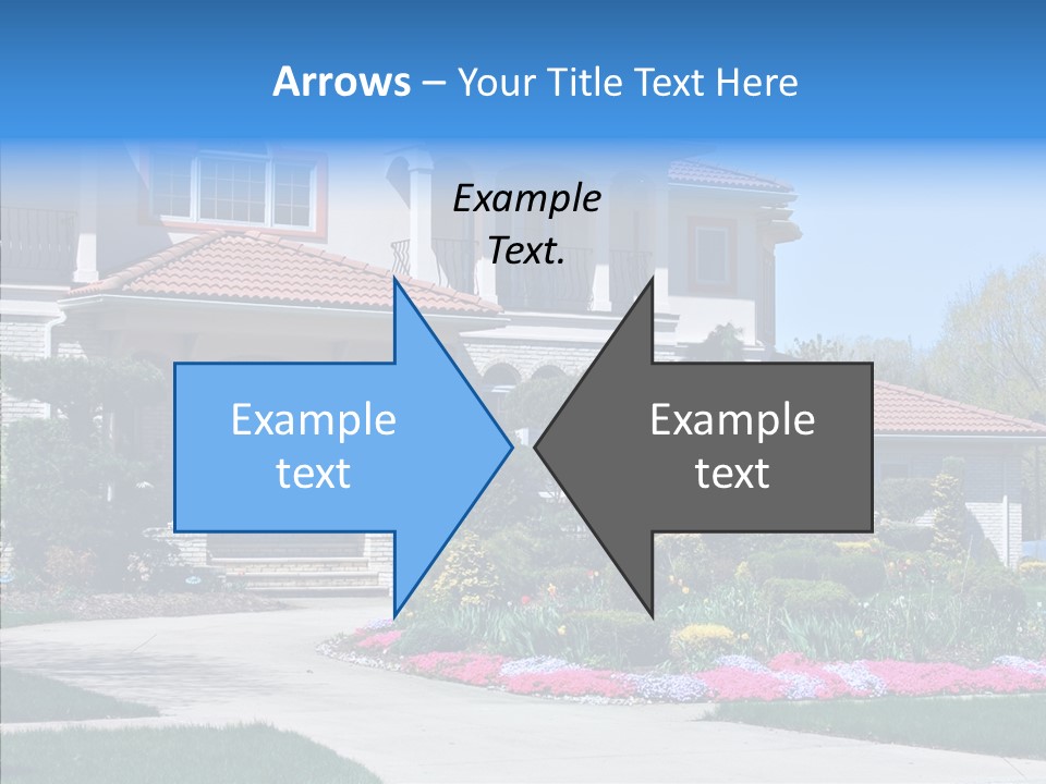Lawn Development Tudor PowerPoint Template