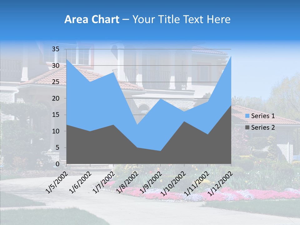 Lawn Development Tudor PowerPoint Template