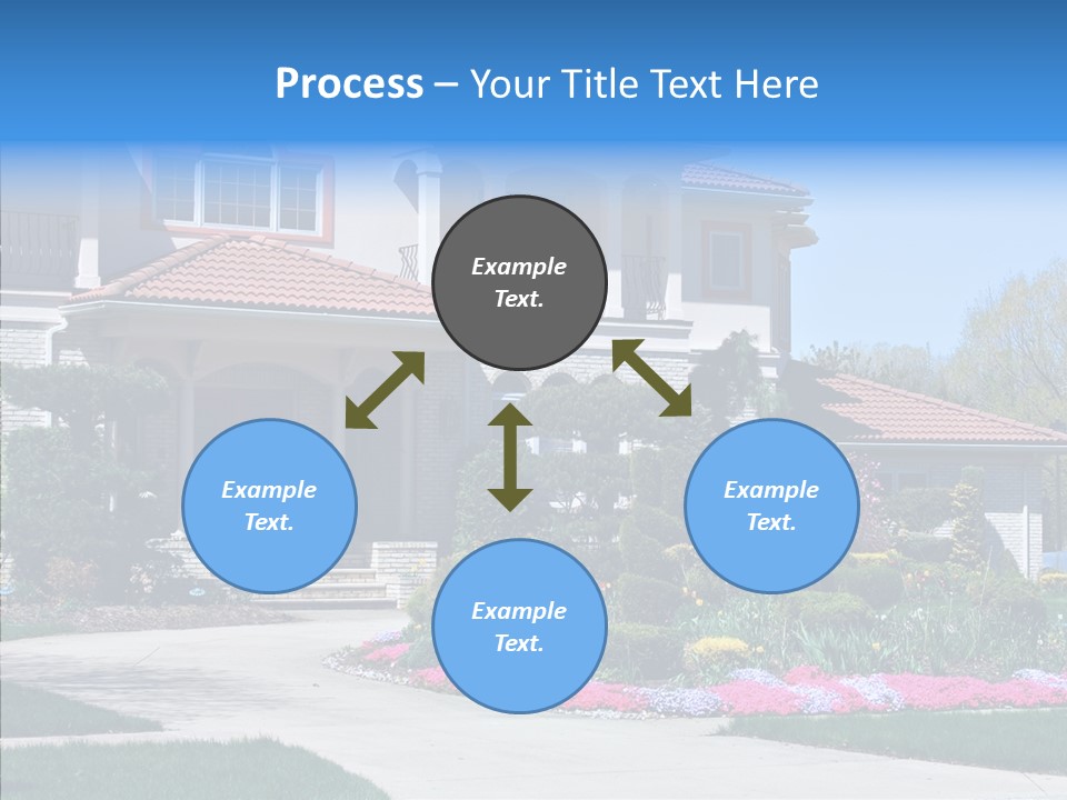 Lawn Development Tudor PowerPoint Template