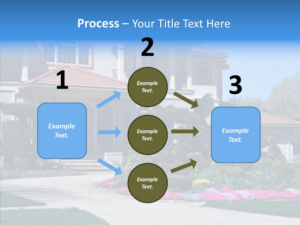 Lawn Development Tudor PowerPoint Template