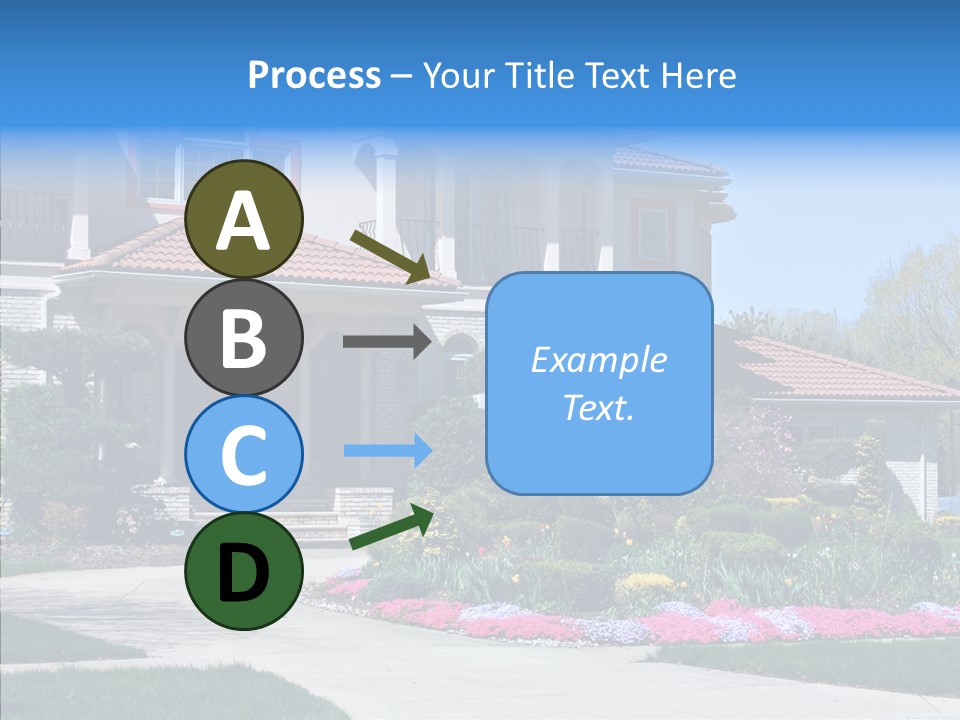 Lawn Development Tudor PowerPoint Template