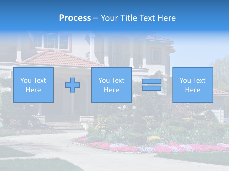 Lawn Development Tudor PowerPoint Template