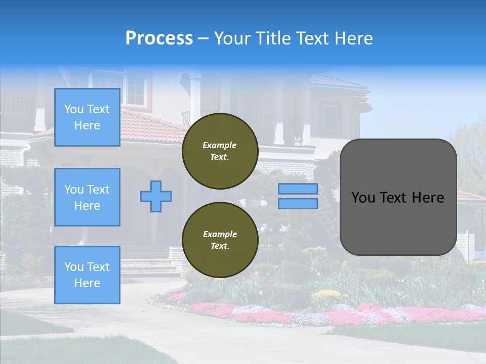 Lawn Development Tudor PowerPoint Template