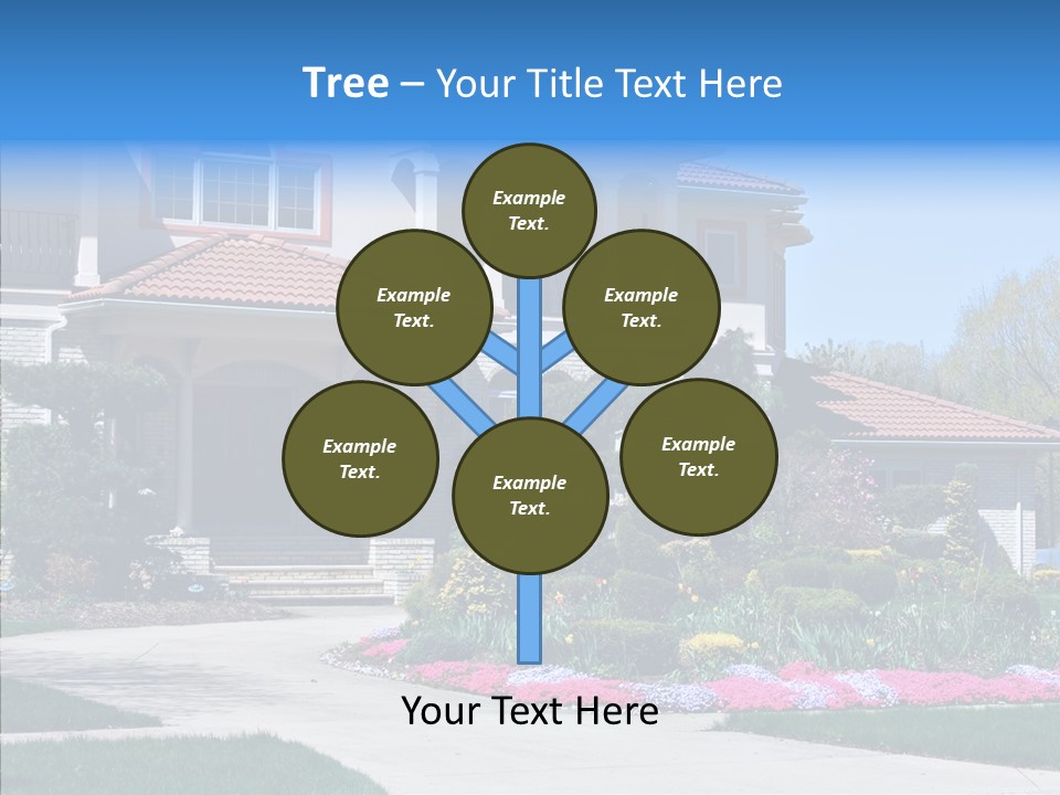 Lawn Development Tudor PowerPoint Template