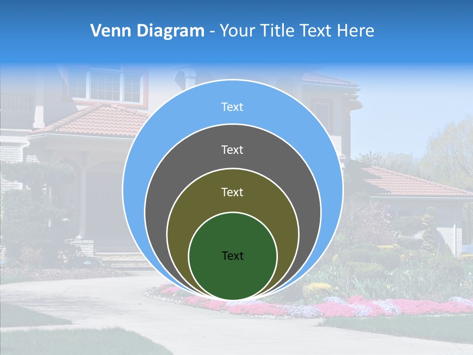 Lawn Development Tudor PowerPoint Template
