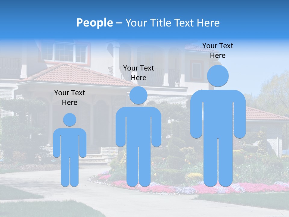 Lawn Development Tudor PowerPoint Template