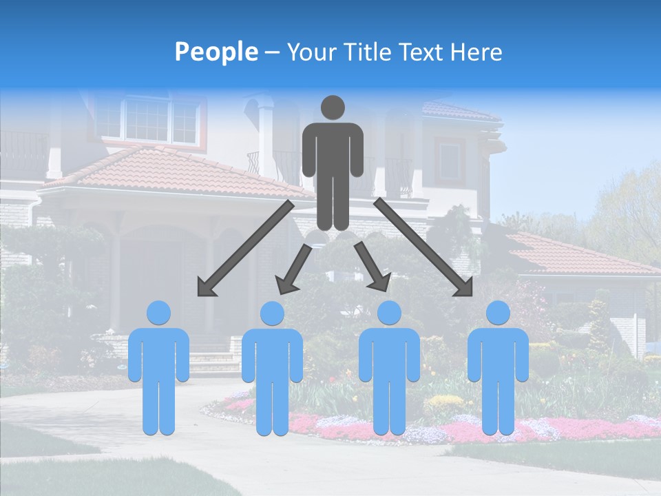 Lawn Development Tudor PowerPoint Template