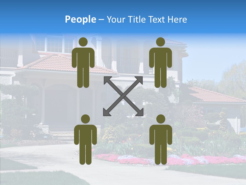 Lawn Development Tudor PowerPoint Template