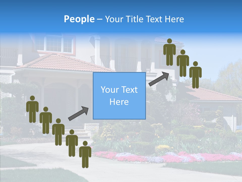 Lawn Development Tudor PowerPoint Template