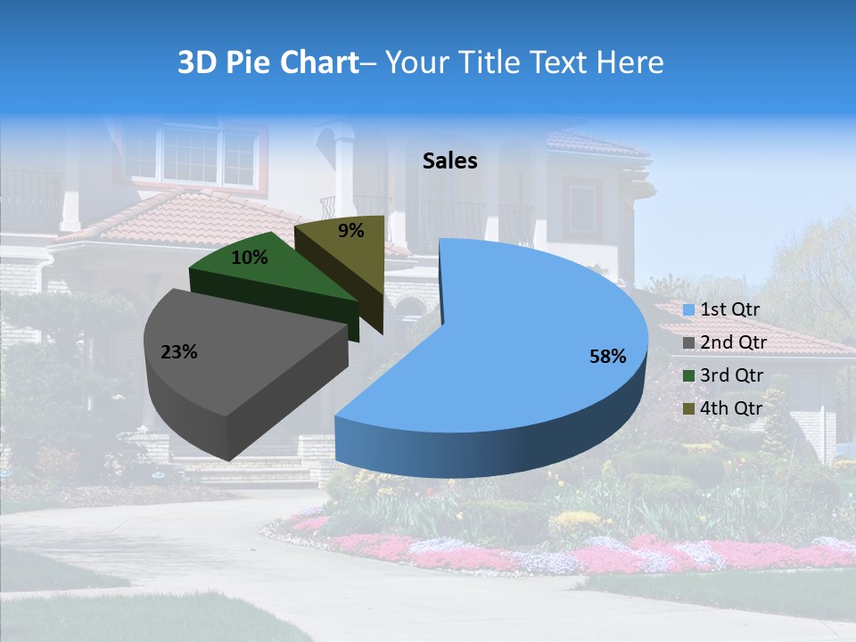 Lawn Development Tudor PowerPoint Template