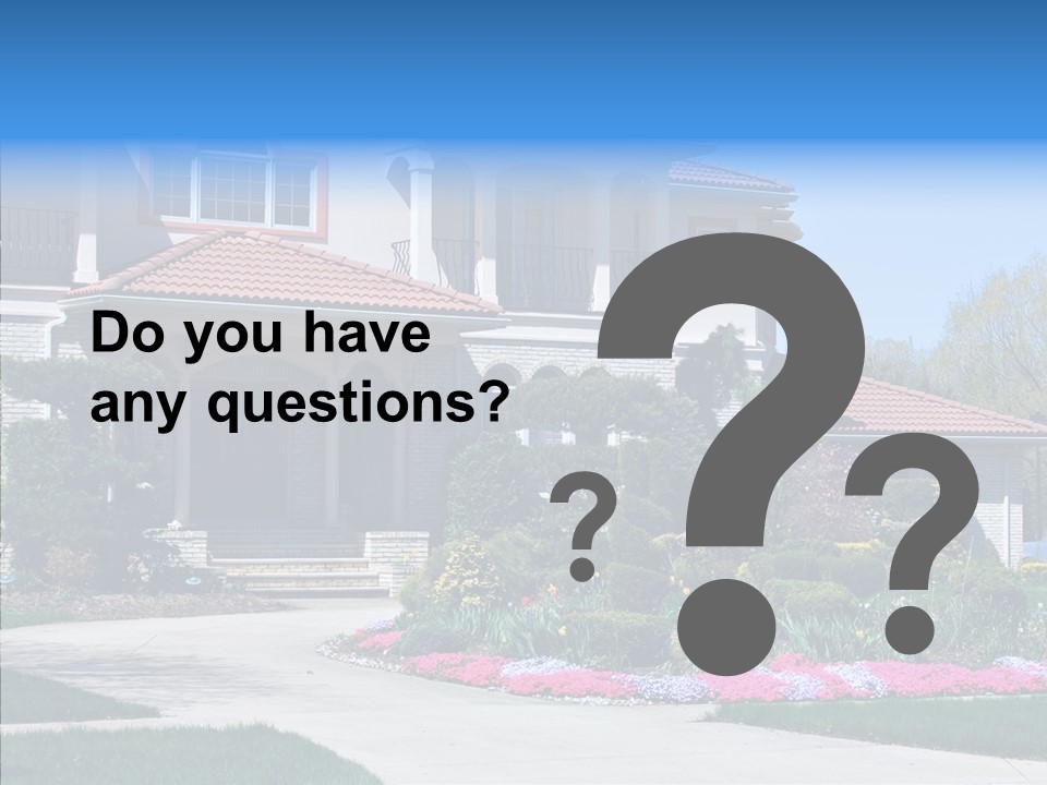 Lawn Development Tudor PowerPoint Template