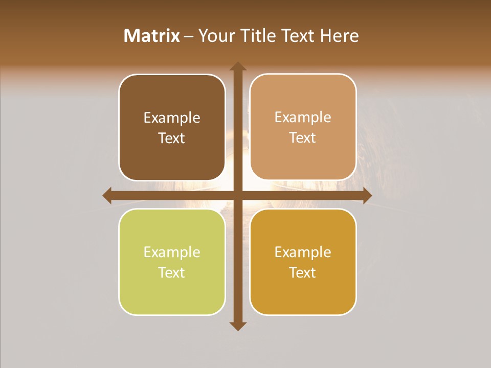 Underpass Crisis Beyond PowerPoint Template