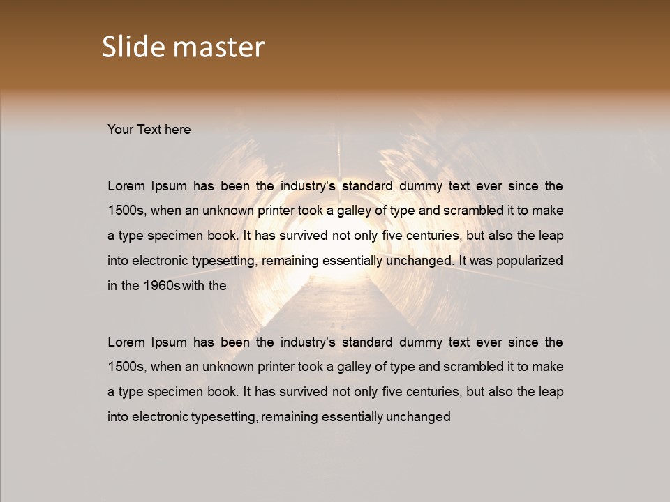 Underpass Crisis Beyond PowerPoint Template