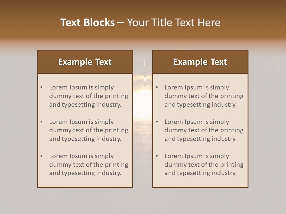 Underpass Crisis Beyond PowerPoint Template
