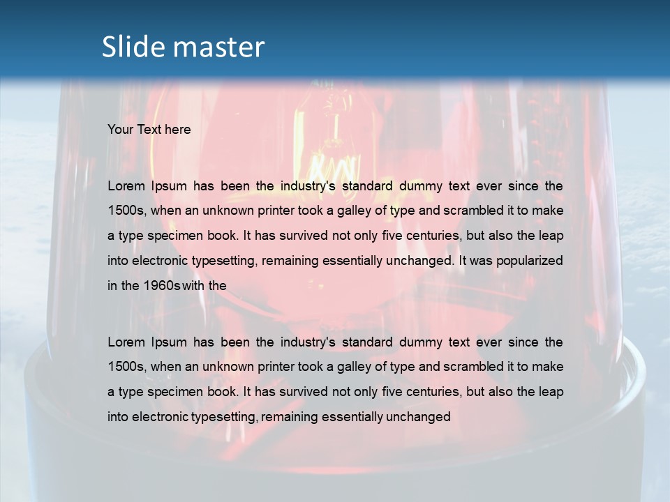 Beacon Fire Alertness PowerPoint Template