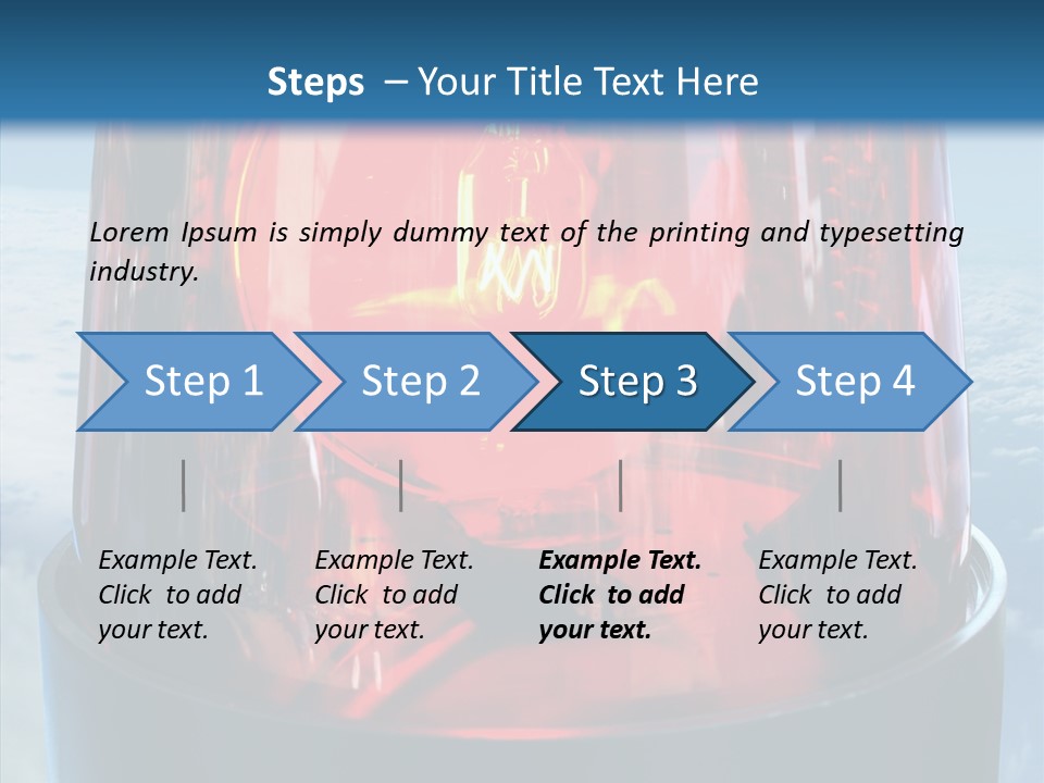 Beacon Fire Alertness PowerPoint Template