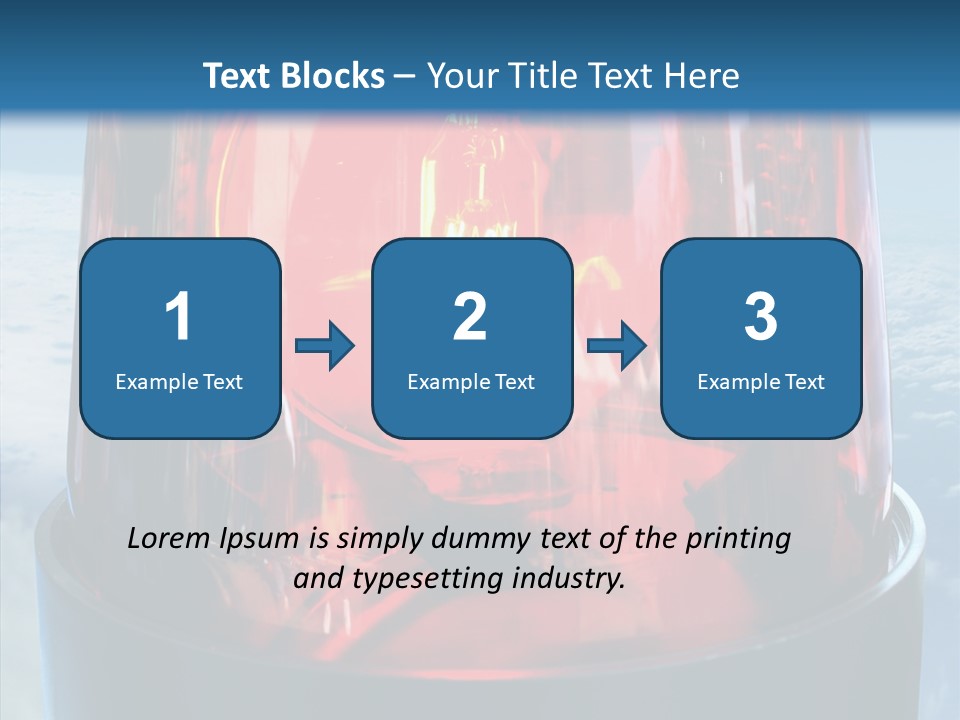 Beacon Fire Alertness PowerPoint Template